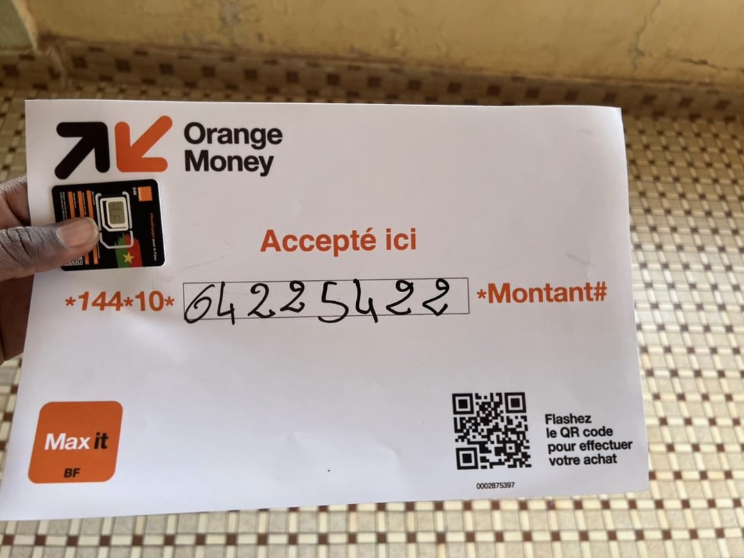 QR Code Orange Money